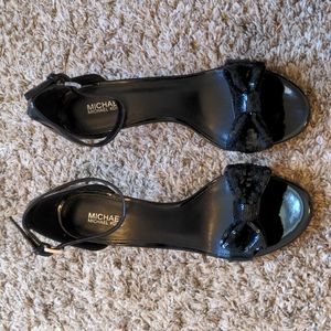 Michael Kors Sequin Bow Heels